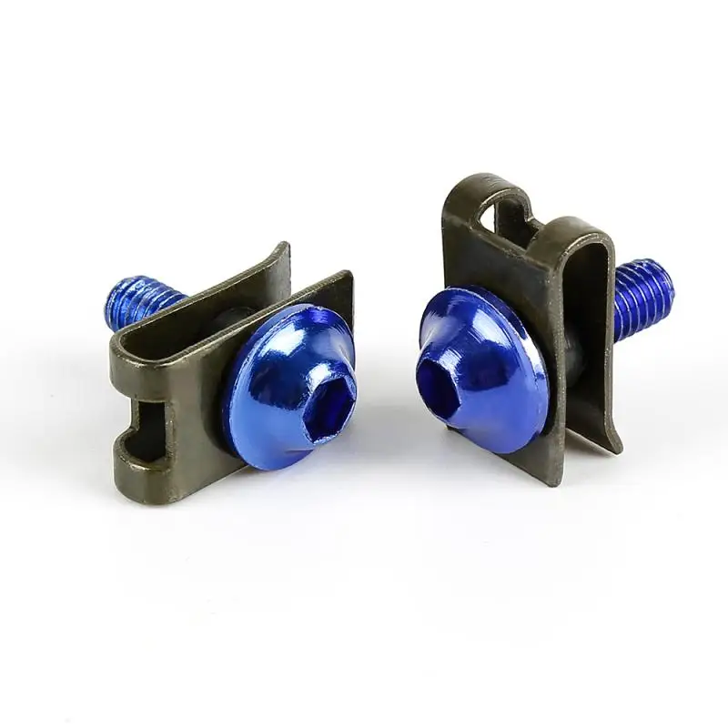 10pcs Universal Fit For Motorcycle Bikes Scooters Aluminium M5 Fairing Bolts Fastener Clips Screw Nuts | Автомобили и мотоциклы