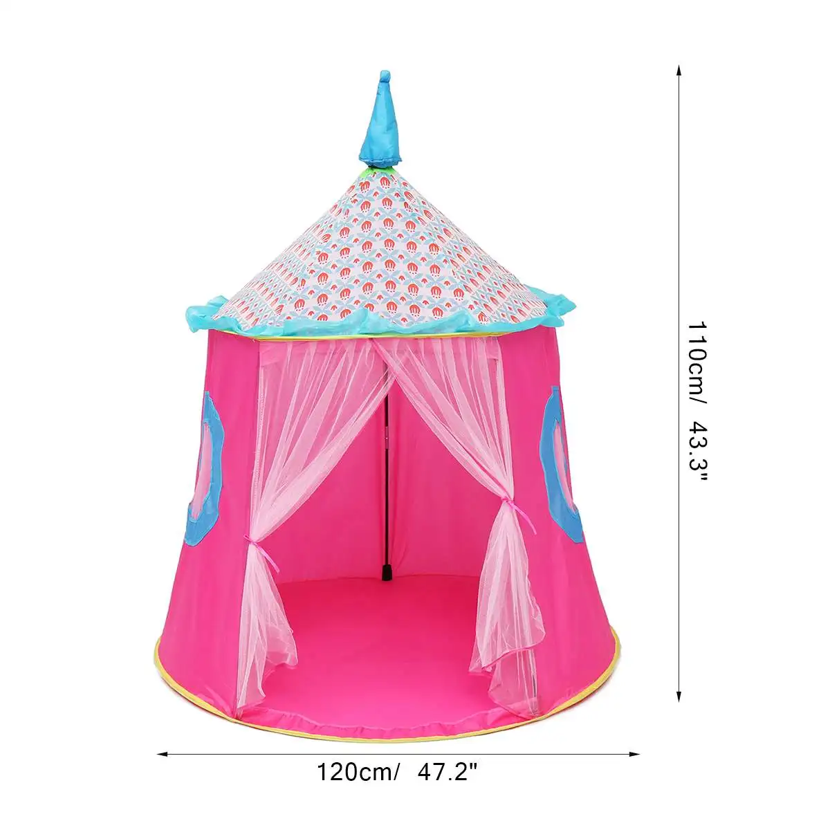 

Foldable Play Tent Folding Cubby Play House Toy Tent Princess Castle Play Toy Tents House Outdoor Indoor Garden Sports Playhouse