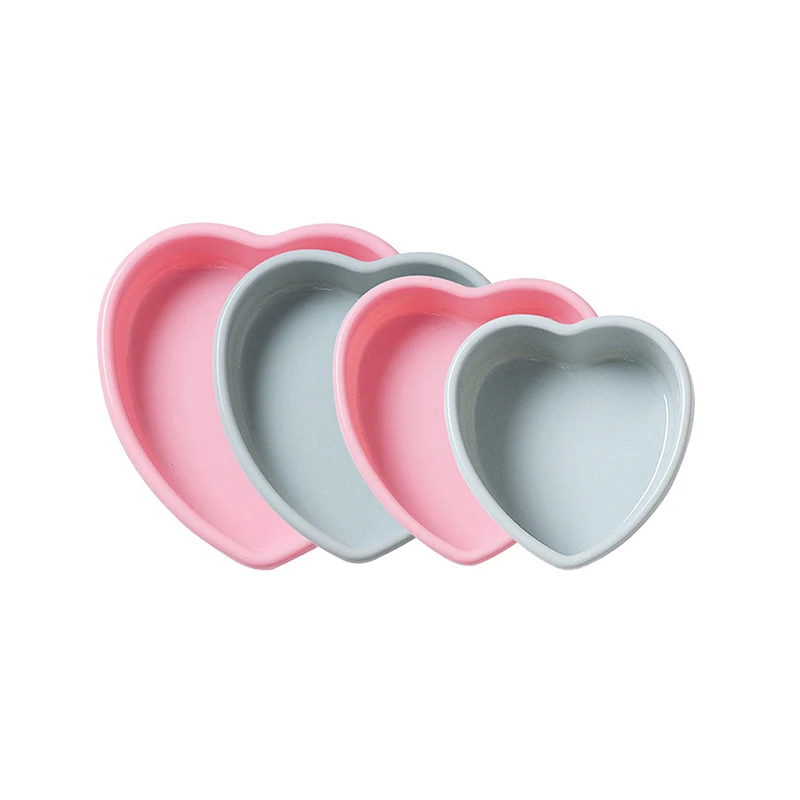 

1 Pcs 4 Sizes Love Heart Silicone Cake Mold Baking Mold Silicone Rainbow Layered Baking Pan Baking Tool