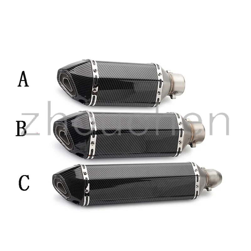 

Carbon fiber motorcycle exhaust muffler tube 250cc 350cc 600cc tube suitable for nmax tmax530 msx125 gsr600