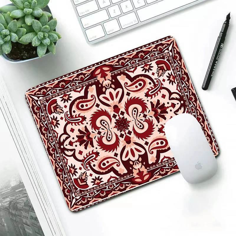 

Persian Carpet Small Gaming Mouse Pad Washing250X290mm Mousepad Gamer Computer Desk Mat Pad Gamer Mouse Mat for PC