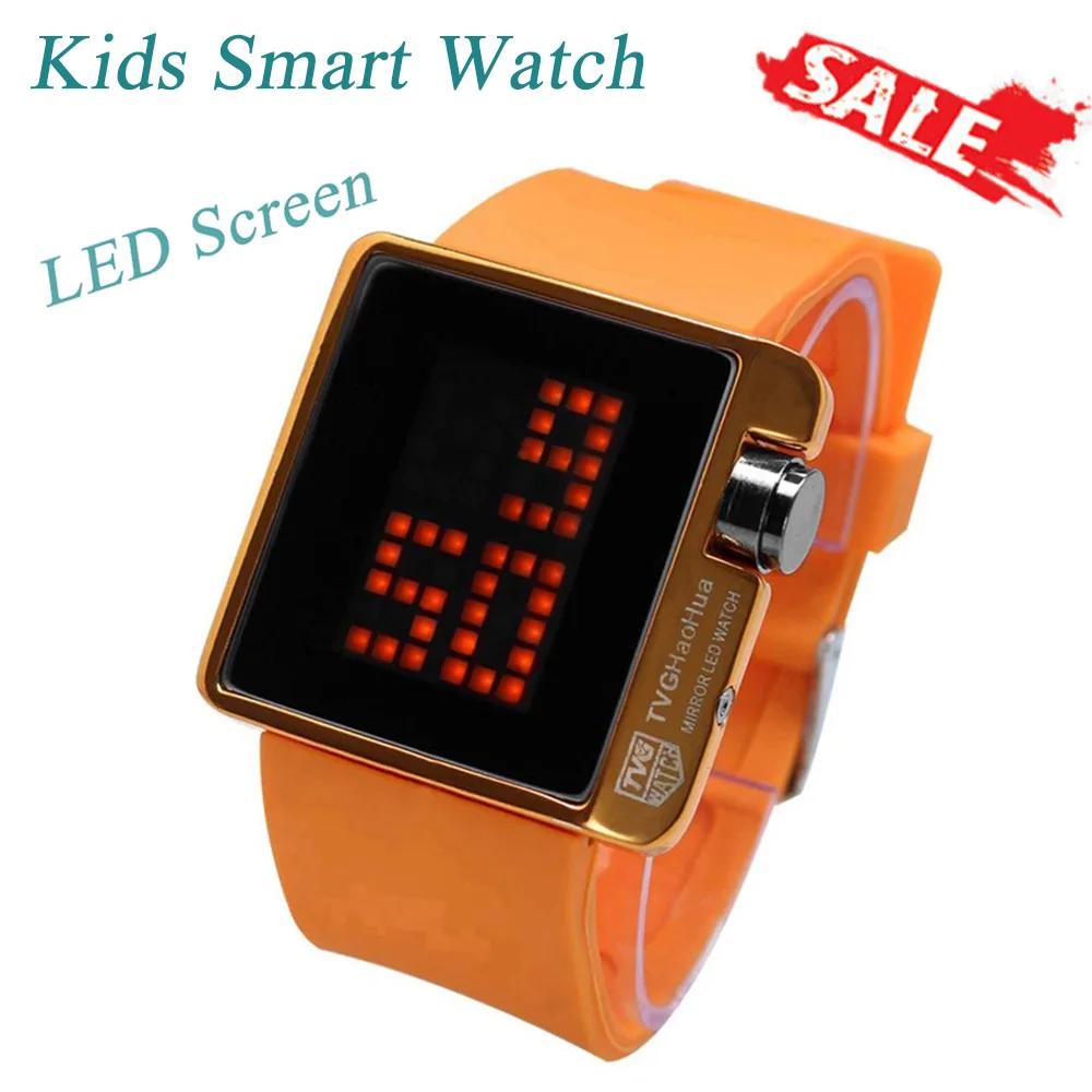 

TVG Kids Watch Smart Band Electronic Silicone Strap Cartoon Watch LED Display Children Digital Smartwatch for Boys and girls