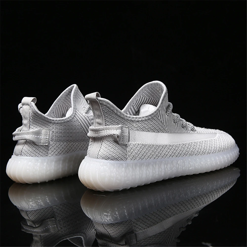 

DEEZLA Sneakers Men Breathable Light Running Shoes White Fashion Man Casual Sports shoes Mens Footwear Mesh Walking Shoes New 44