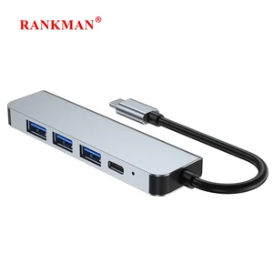rankman type c to 4k hdmi compatible usb c 3 0 adapter dock hub for macbook samsung s20 dex xiaomi 10 vivo x60 huawei matepad tv free global shipping
