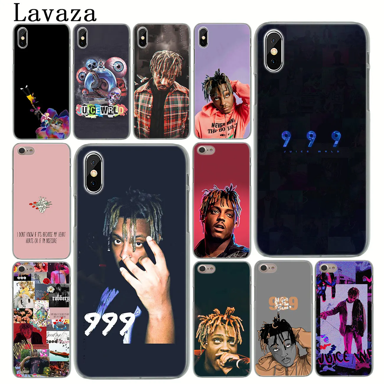 Жесткий чехол для телефона Lavaza Rap singer Juice WRLD 999 iPhone XR X 11 Pro XS Max 8 7 6 6S 5 фотосессия 4 10 |