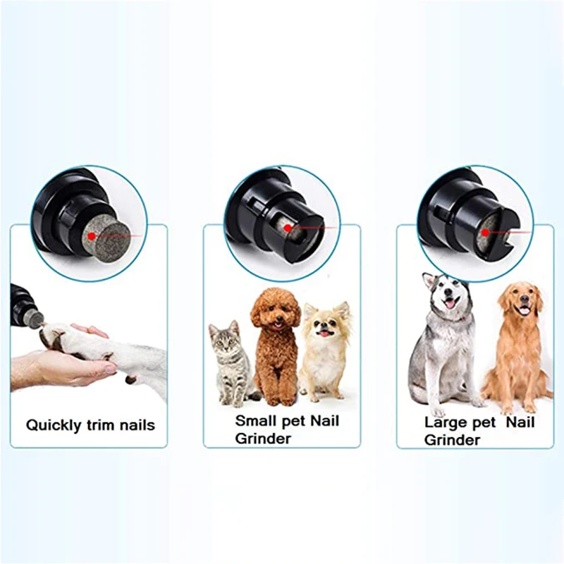 

Electric Pet Nail Clipper USB Charging Dog Nail Grinder Portable Puppy Cat Nails Pet Grooming Tools for Small Medium Large Dogs