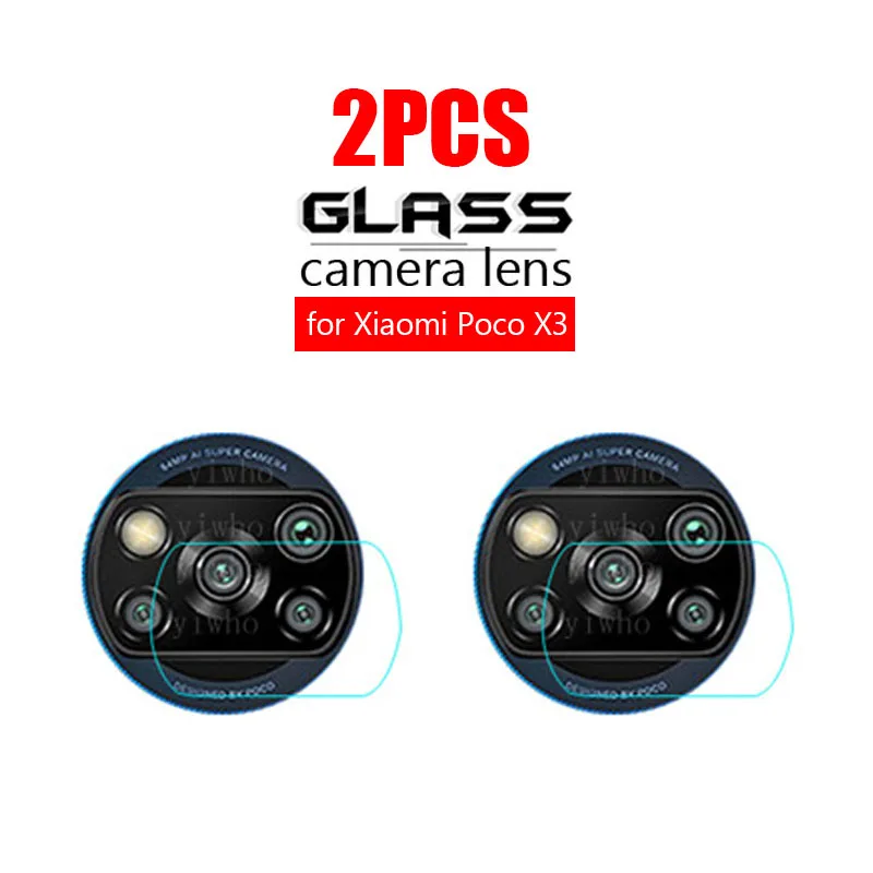 2PCS Poco X3 NFC Pro F3 Back Camera Lens Protective Glass on For xiaomi Poco X3 m3 Tempered Glass PocoX3 lens screen Protective