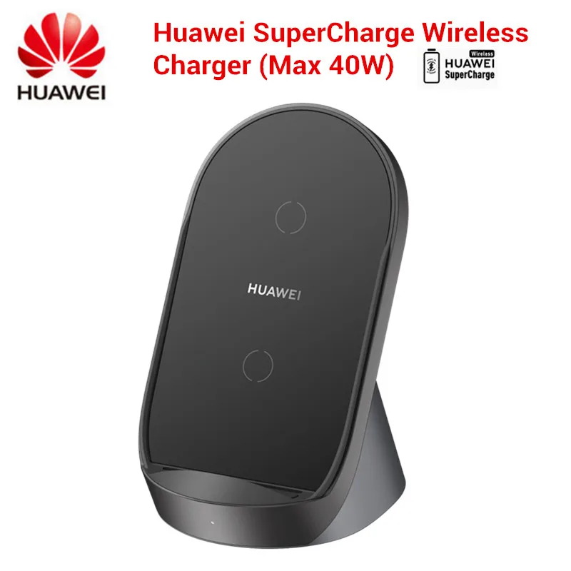 Original Huawei SuperCharge Wireless Charger Stand 40W CP62 Car Charger For P40 Pro Mate 30 Pro for S20 Ultra S10 Foriphone 11/X