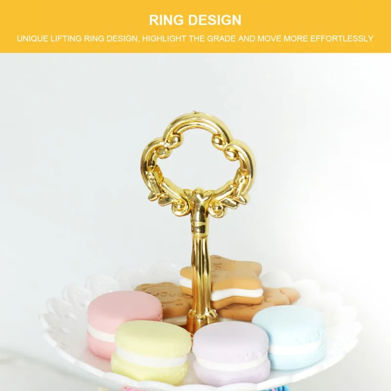 

Three-layer Plastic Small Cake Display Stand Dessert Stand Candy Plate Afternoon tea display rack