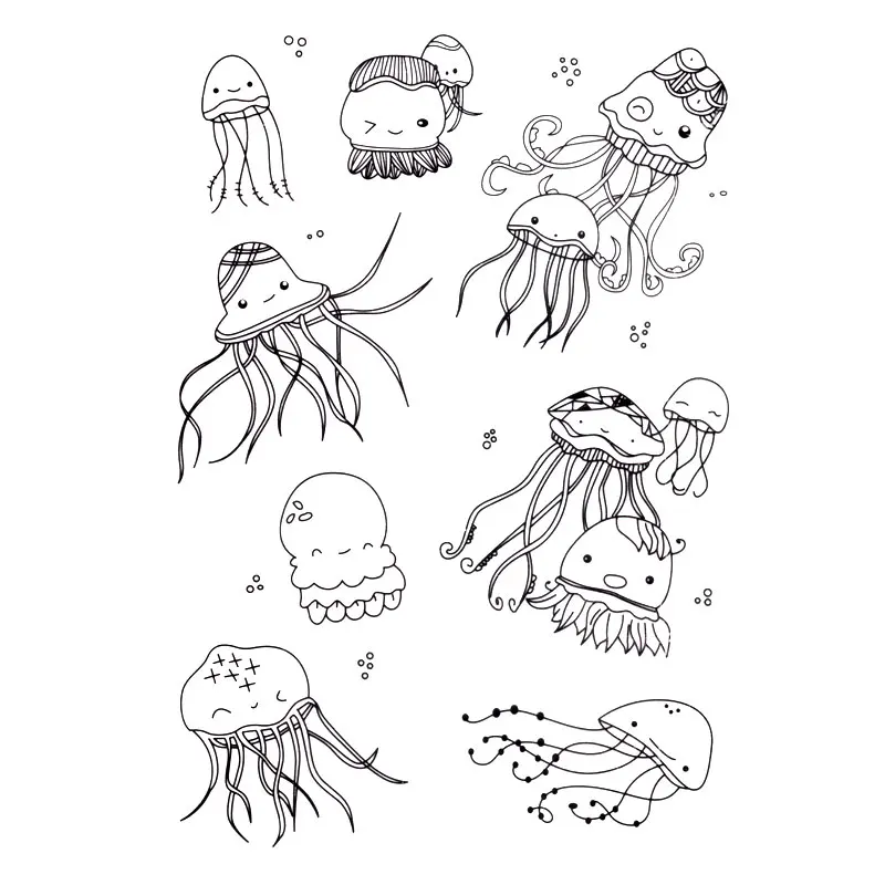 Веселый Осьминог новости Stampdiy история Скрап карт фото учетной записи резиновые