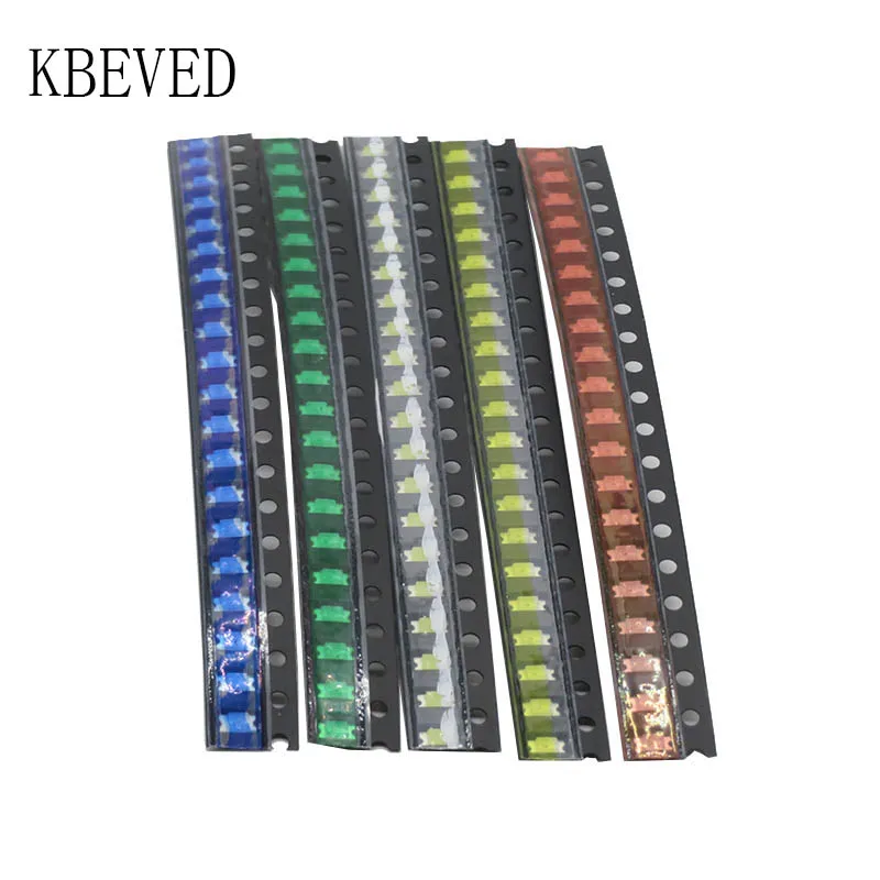 

5 colors x20pcs =100pcs SMD 0805 led kit Red/Green/Blue/Yellow/White LED Light Diode Free Shipping! KIT