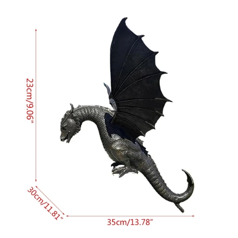 

Resin Spray Dragon Garden Waterscape Sculpture DIY Pool Decor Gifts Garden Statue Yard Ornaments Outdoor Decor For Garden