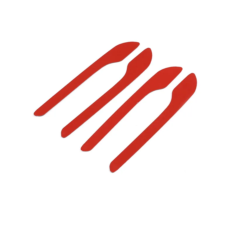 

Carbon Fiber For Tesla Model 3 Door Handle Wrap Set Colored Protector Stickers Door Handle Carbon Fiber Decal (4 pieces)