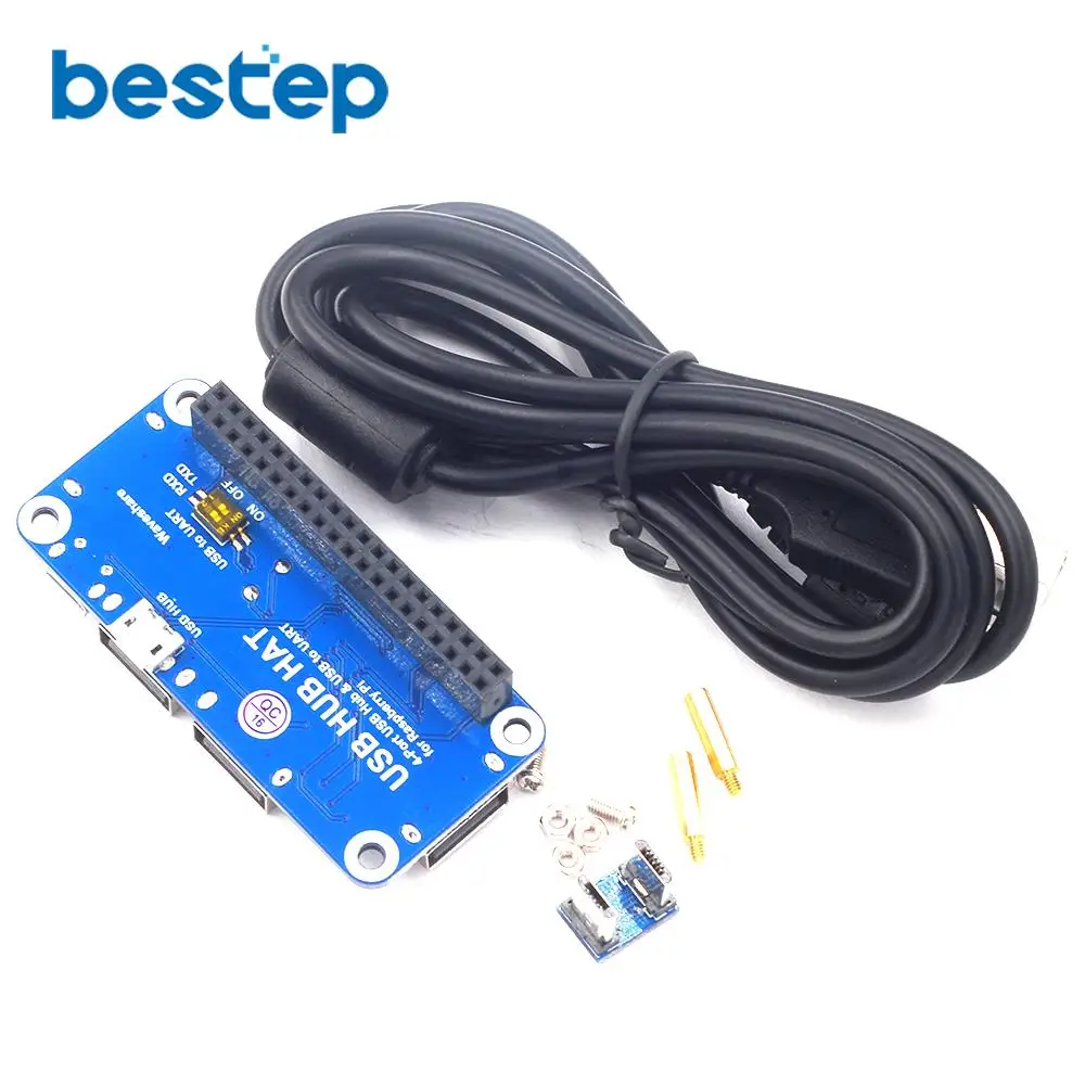 4 порта USB HDM HUB HAT для Raspberry Pi 3 / 2 Zero W удлинительная Плата к UART последовательной
