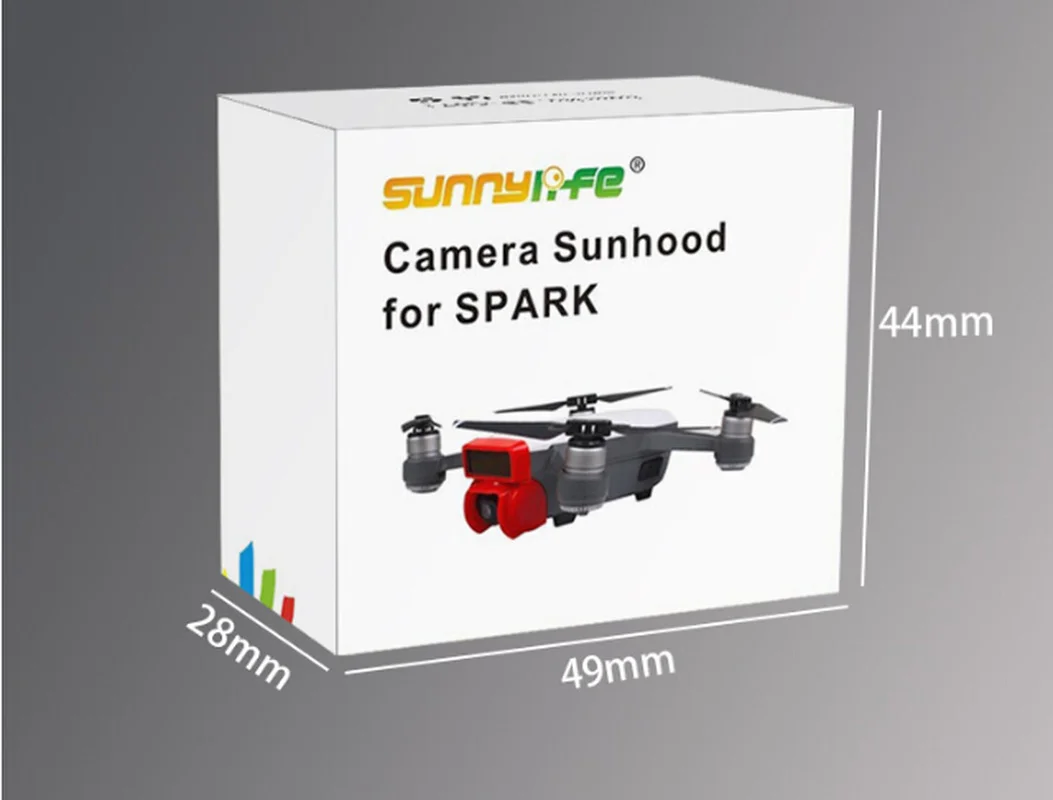 Солнцезащитный козырек для объектива камеры DJI SPARK Gimbal, защита для камеры, солнцезащитный козырек, Антибликовая Крышка для вспышки, колпачки для DJI Spark, аксессуары