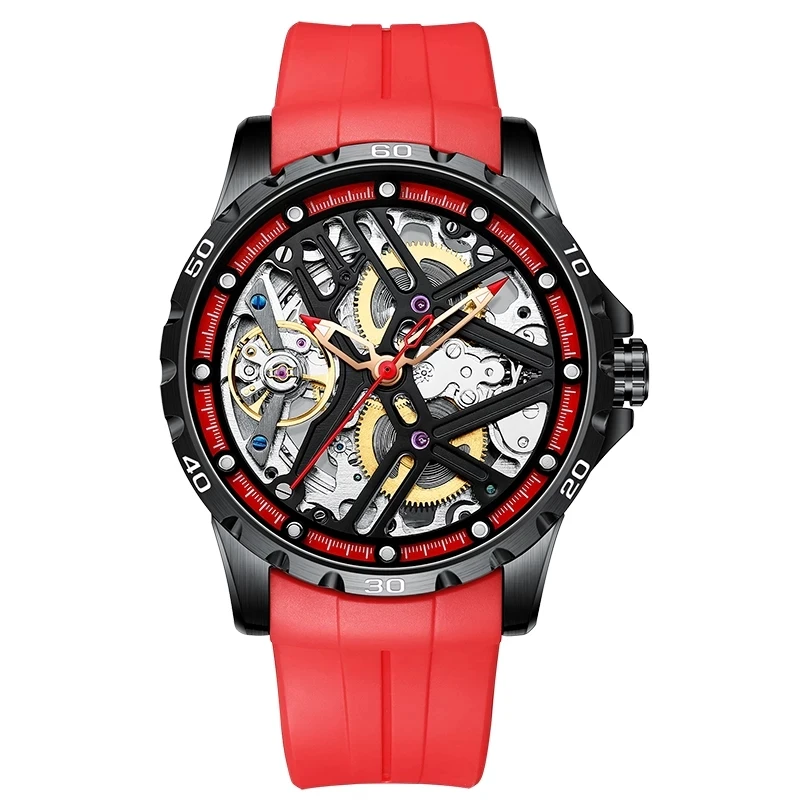 

AILANG Waterproof Sport Business Luminous Skeleton Fashion Automatic Mens Watches Brand Luxury Tourbillon Men's Erkek Saat 8826G