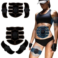 muscle stimulator ems abdominal hip trainer lcd display toner usb abs fitness training home gym weight loss body slimming
