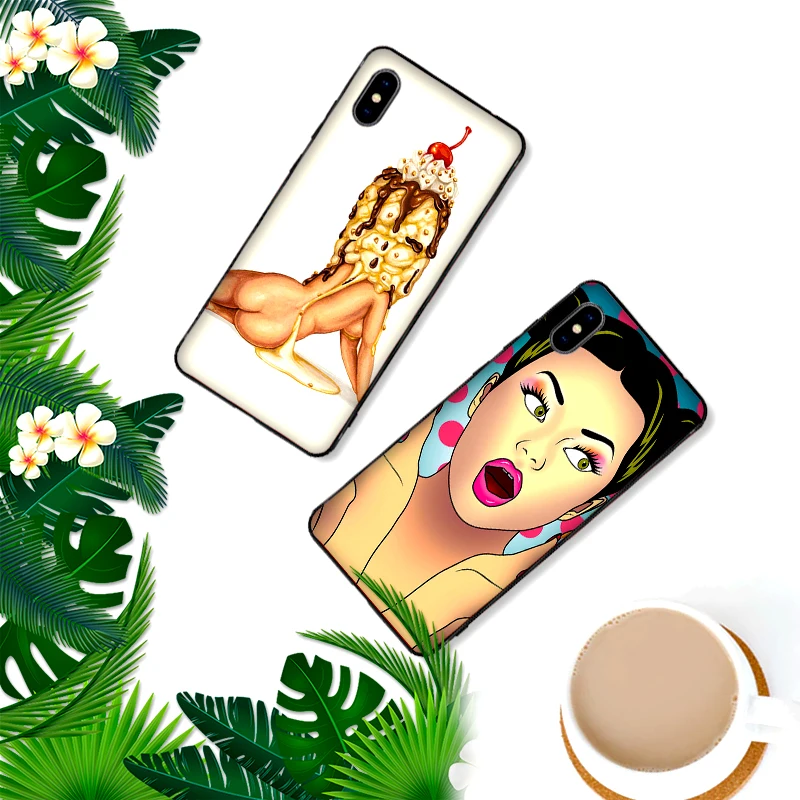 Для Xiaomi Redmi 7A K20 pro 6 Note 5 8 Pro сексуальный милый торт для девочек комбинированный 4X 5A