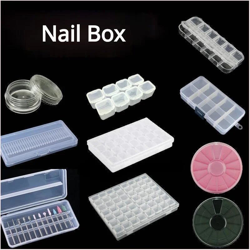 Мини-дрель для дизайна ногтей с 7 отверстиями ящик хранения сверл электрическая