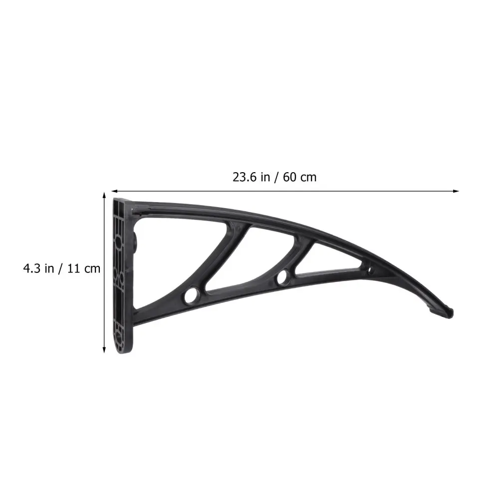 

3 Pcs Window Awning Holder Sunshade Fixing Bracket and Steel Bracket