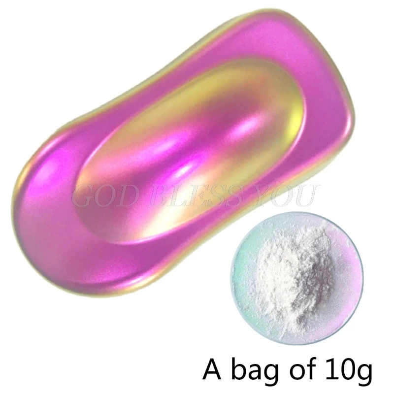 

10g Cham eleon Pigments Acrylic Paint Powder Coating Dye for Car Automotive Painting Decoration Drop Shipping