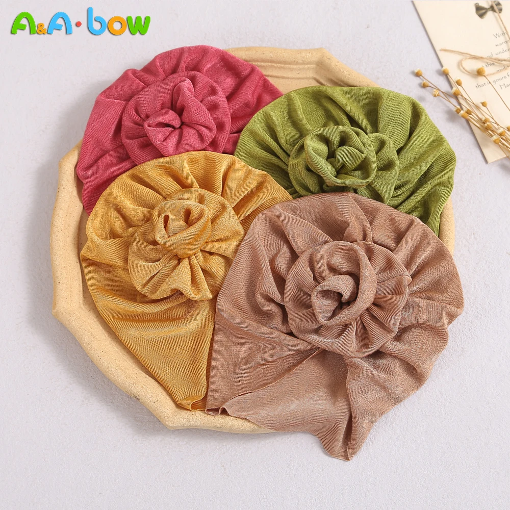 

Summer Baby Girl Turban Cute Breathable Girls Hair Accessories Soft Toddler Hat Spring Headband for Children Turban Baby Bonnet
