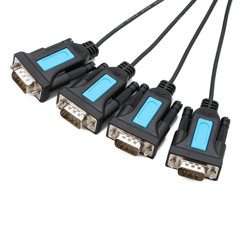 4 Порты и разъёмы Профессиональный загрузок Переходник USB RS232 DB9 адаптер конвертер