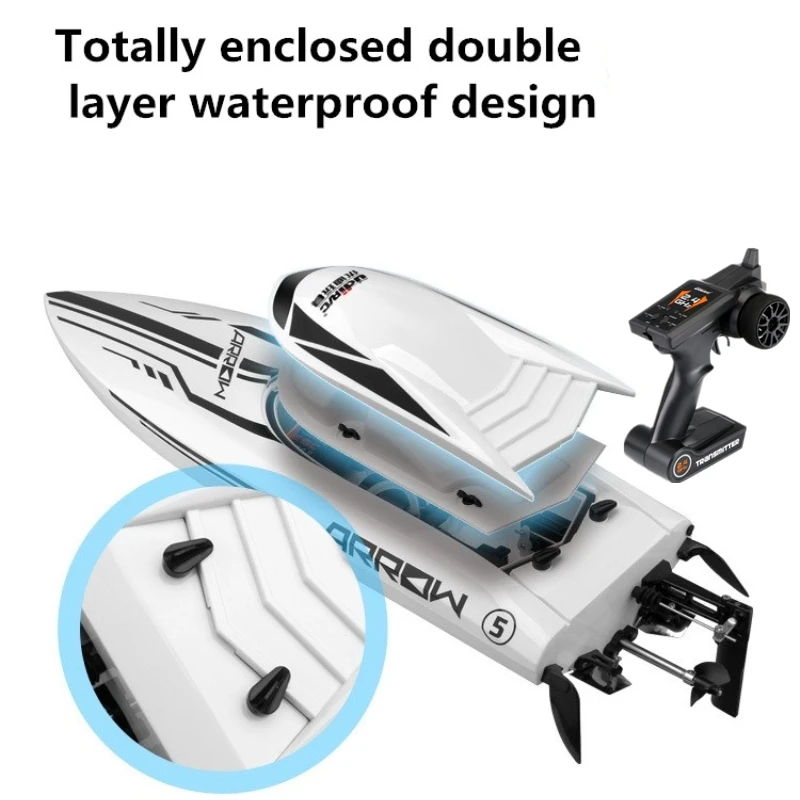 Радиоуправляемая металлическая лодка Tccicadas