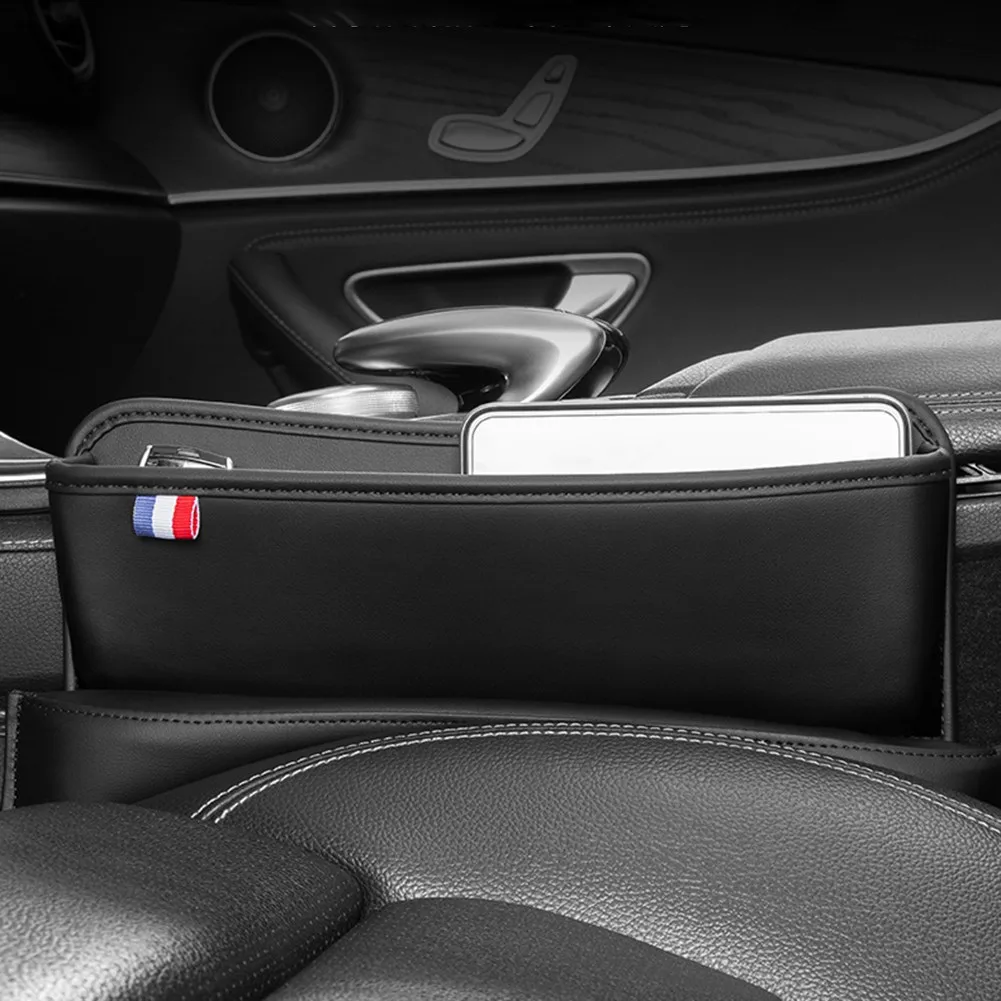 1pc car seat gap catcher filler storage box pocket organizer holder abs suv for storing car key mobile phone wallet box parts free global shipping