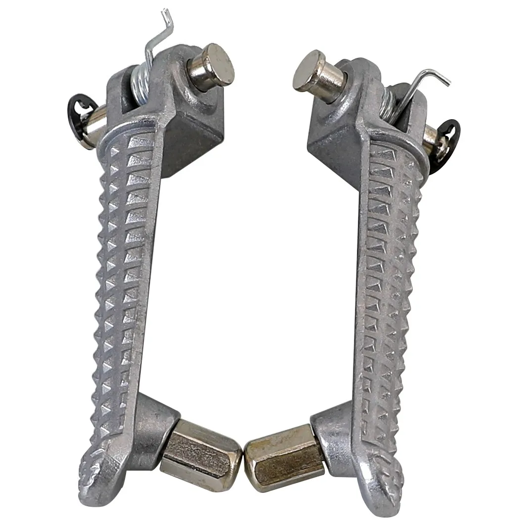 

Серебряные алюминиевые колышки для ног с ЧПУ, мотоциклетные Задние подножки для ног, мотоциклетные задние колышки для Yamaha fz1, ножная педаль