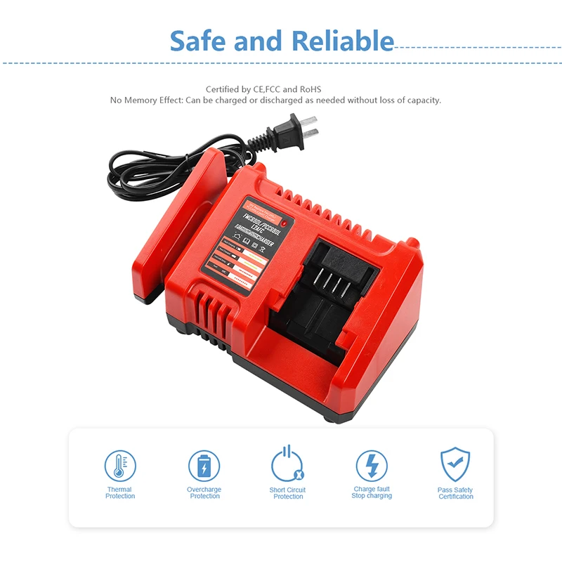 Аккумулятор + зарядное устройство LBXR20 6000 мАч для аккумулятора Black &amp Decker 20 в