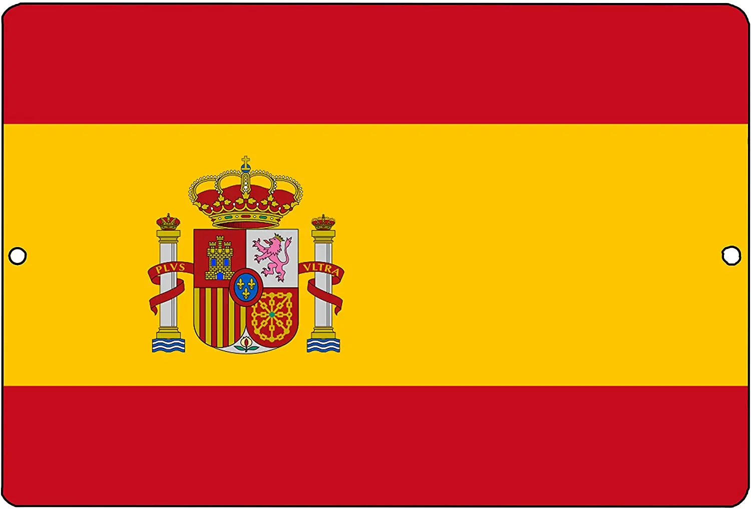 

Rogue River Tactical Spain Flag Metal Tin Sign Wall Decor Man Cave Bar Spanish