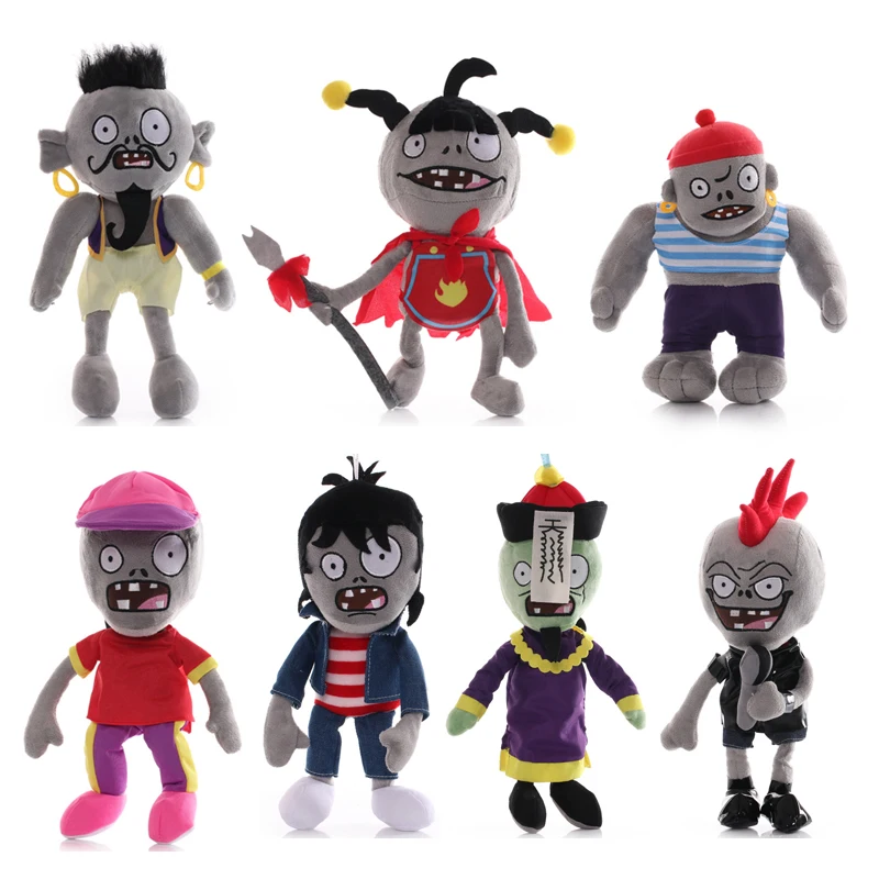 

22-30cm Plants vs Zombies Plush Toys Doll PVZ Gargantuar Sing Zombie Plush Stuffed Toys Soft Game Toy Gifts for Children Kids