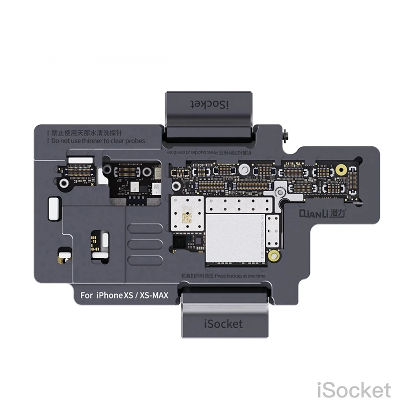 

Qianli iSocket Logic Board Diagnostic Test Fixture Motherboard Repairing Tools without Soldering for iPhone X-iPhone 11ProMax