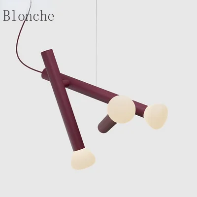 Скандинавский Многофункциональный модельный кулон лампа дизайнерский