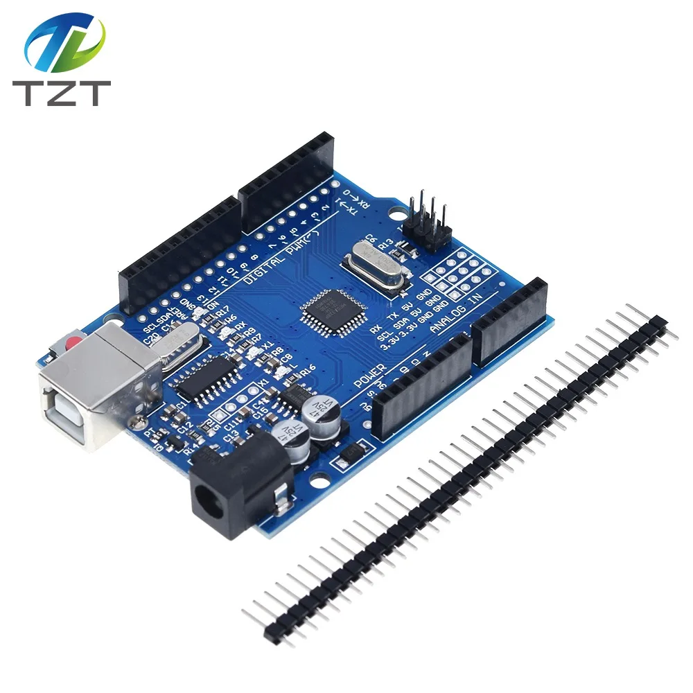 Умная электроника высокого качества для Arduino UNO R3 CH340G+ MEGA328P чип 16 МГц UNO R3 макетная плата+ USB кабель DIY комплект