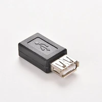 1pc usb 2 0 type a female to b female micro usb 5 pin data cable adapter cheap quality usb plug convertor connector