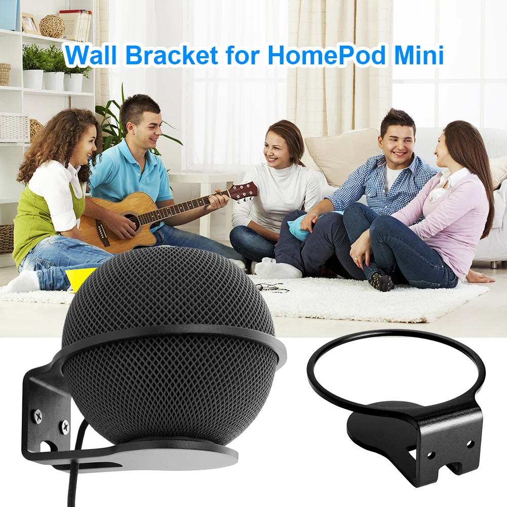 Apple Home Pod mini smart speakers Wall Mount for HomePod Mini Metal Holder Bracket with Mounting Accessories | Электроника