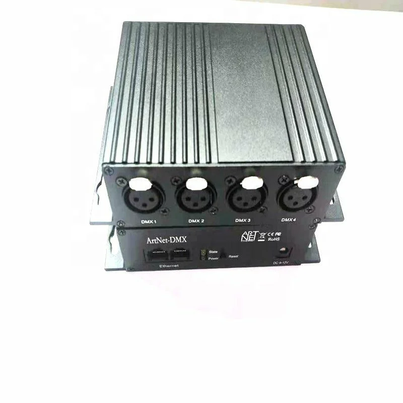 

Madmapper compatible Artnet-DMX converter 4 universe, LED Dimmer Nodes