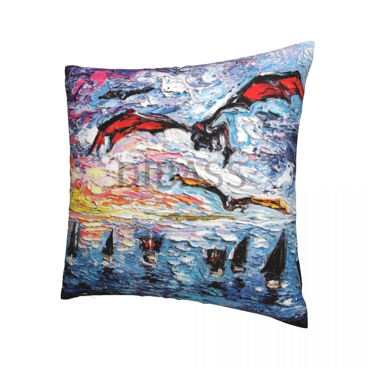 Подушка для дивана пересекающая узкий морской пол | Дом и сад