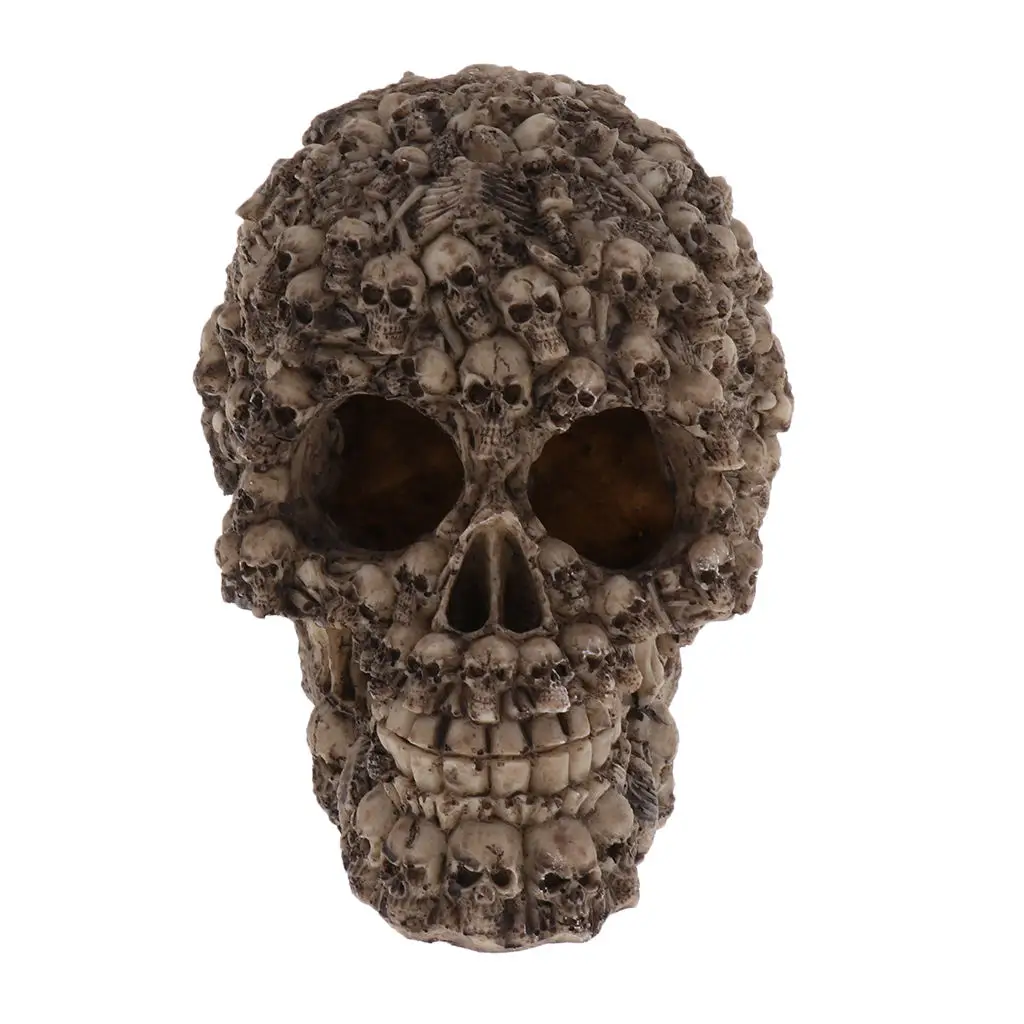 

Crawler Reptile Aquarium Tank Terrarium Skull Decoration For Fresh Marine Water