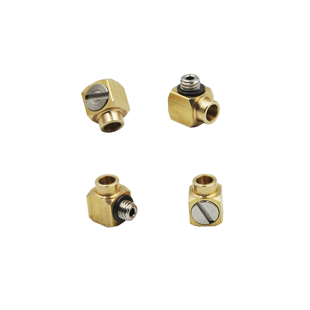 Угловой паяльный соединитель M5 медная труба с наружным диаметром 4 мм