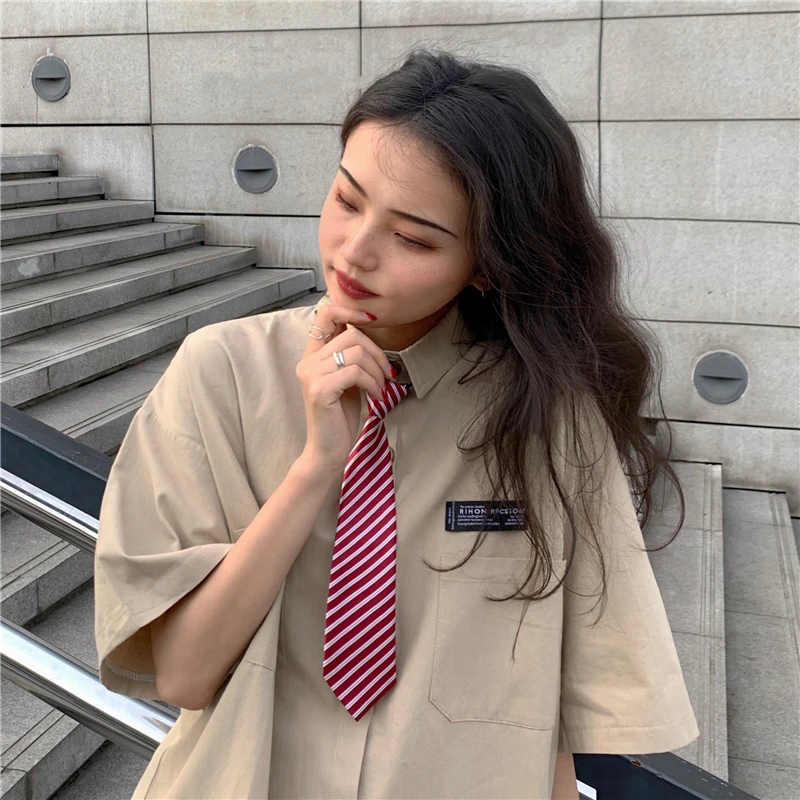

Unisex new safari BF style summer Women's Clothing fashion brand plaid blouse Female tops pockets loose casual shirts plus size