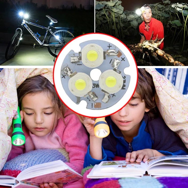 1 шт./лот светодиодный чип с печатной платой 3 Вт 5 высокая мощность белый теплый