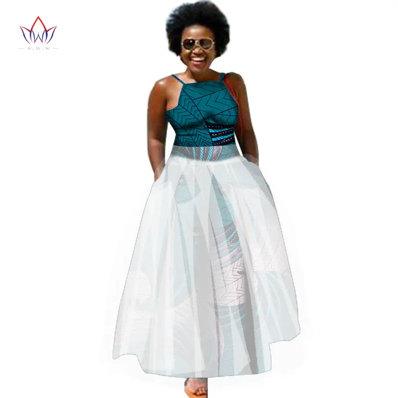 Плюс Размеры летние платья женские 2017 Традиционные Африканские модные Костюмы