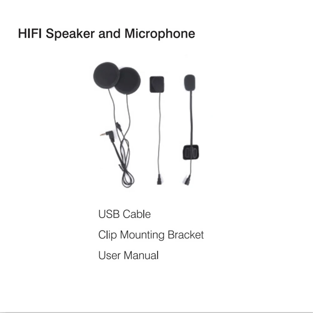 Новая Водонепроницаемая мотоциклетная гарнитура для шлема с динамиком