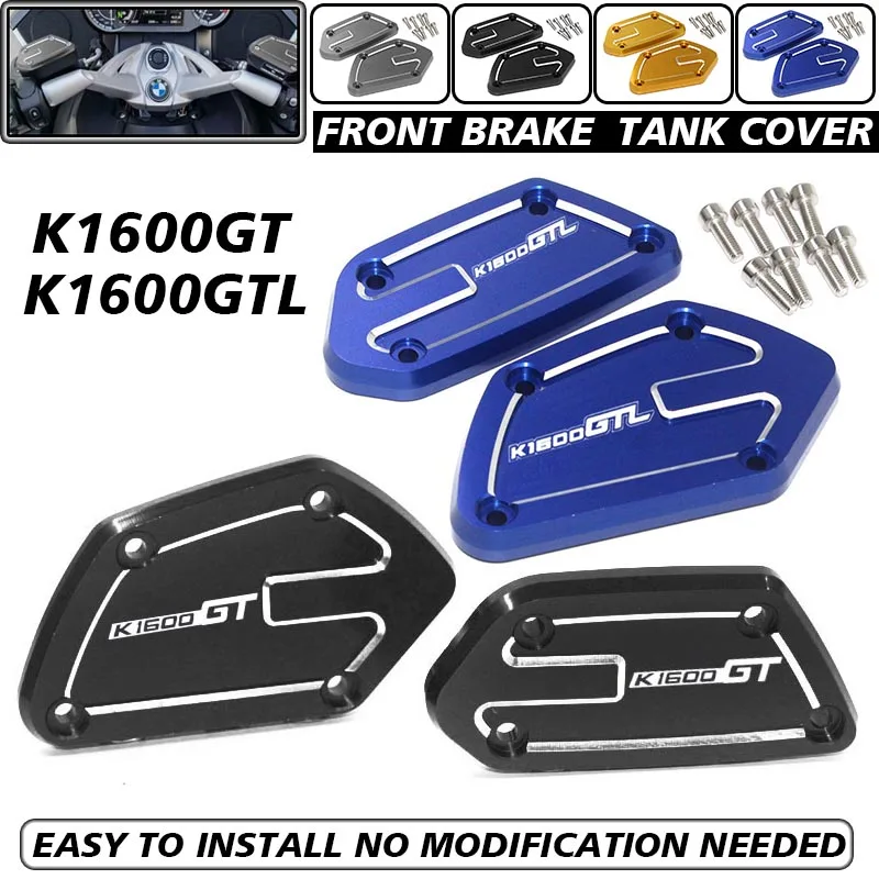 

For BMW K1600GT K1600GTL 2016-2020 High quality Motorcycle CNC Aluminum Front Brake Clutch Fluid Reservoir Cap Tank Cover