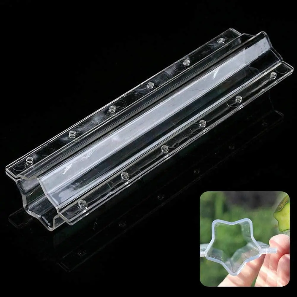 Форма для выращивания огурцов пластиковая пятиконечная в форме сердца