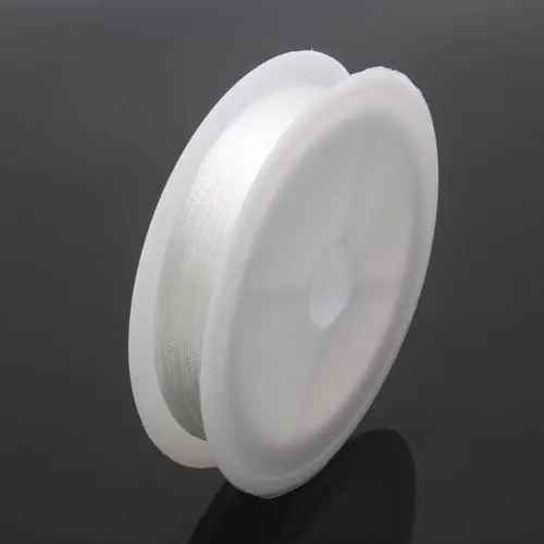 White 044 1roll/lot 0.3/0.5/0.7/1.0MM Mixed multicolor options Nylon Thread line/wire/rope choker earrings Bracelet necklace jewelry makin - Цвет: White 044