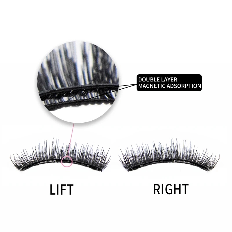 Новые магнитные ресницы натуральные накладные норковые ручной работы 3D/6D легко